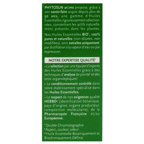 Phytosun Arôms Huile Essentielle Mandarine Verte Bio 10ml