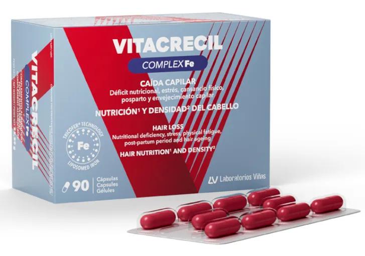 Imagen de Vitacrecil Complex Fe Caída Capilar 90 Cápsulas