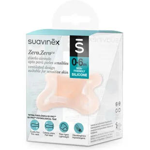 Suavinex Zero Zero Fopspeen met Fysiologische Siliconen Tepel SX Pro 0-6m