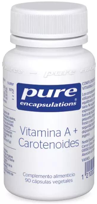 Pure Encapsulations Viamine A+ Caroténoïdes 90 Gélules Végétales