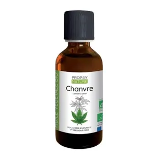 Olio vegetale di canapa biologico per aromaterapia e fitoterapia Propos' Nature 50ml