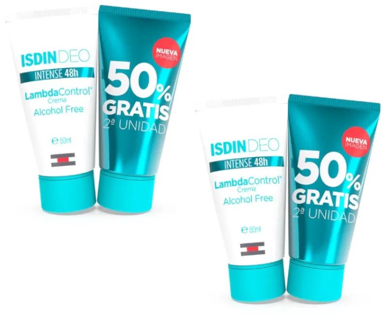 Isdin Lambda Control Deodorant Crème 4x50 ml