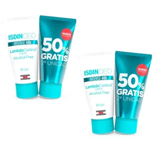 Isdin Lambda Control Desodorante Crema 4x50 ml