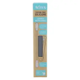 Act'Éco Coton Tige Silicone Gris