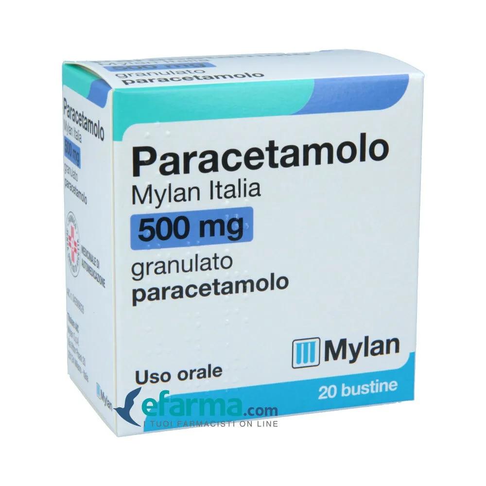 Paracetamolo Mylan 500 mg 20 Bustine