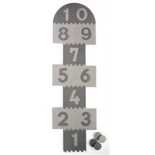 Tapete de jogo de amarelinha BabyDan 90x90 cm