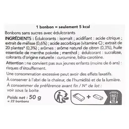 Solens Bonbons Mélisse Citronnée 50g