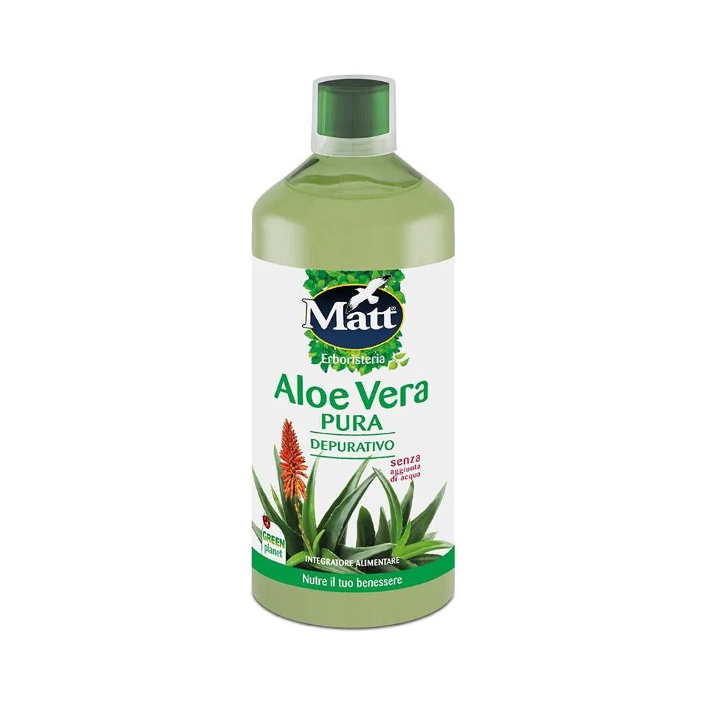 Matt Erboristeria Aloe Vera Puro Succo 1 L