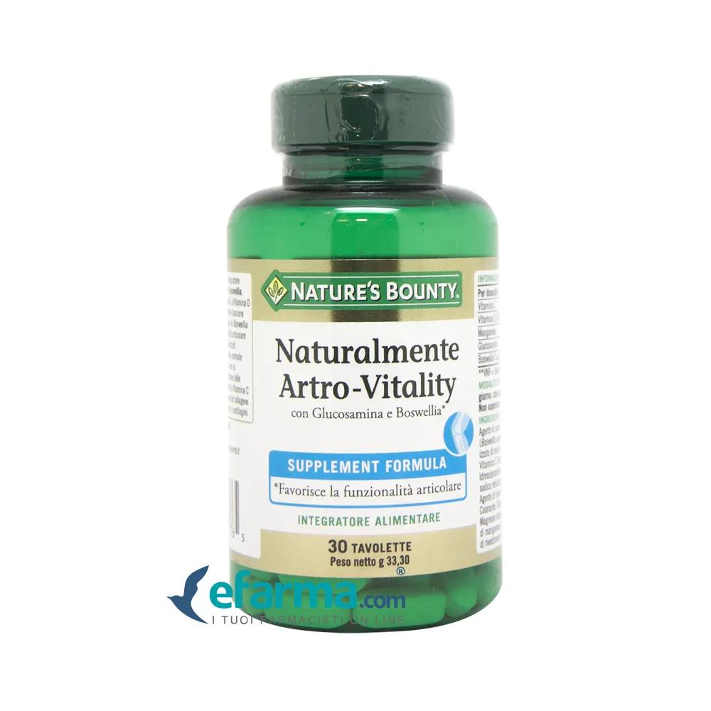 Nature's Bounty Naturalmente Artro-Vitality Integratore Articolare 30 Tavolette