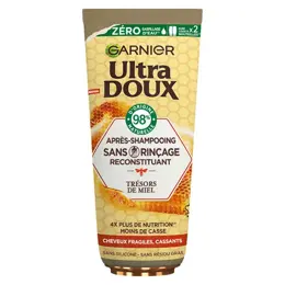 Garnier Ultra Doux Après-Shampoing Reconstituant Sans Rinçage Trésors de Miel 200ml