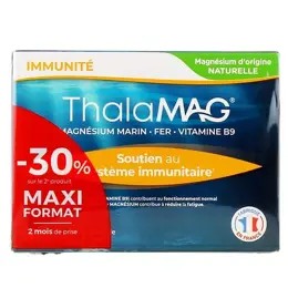 Thalamag Magnésium Marin Forme Physique & Mentale Lot de 2 x 60 gélules