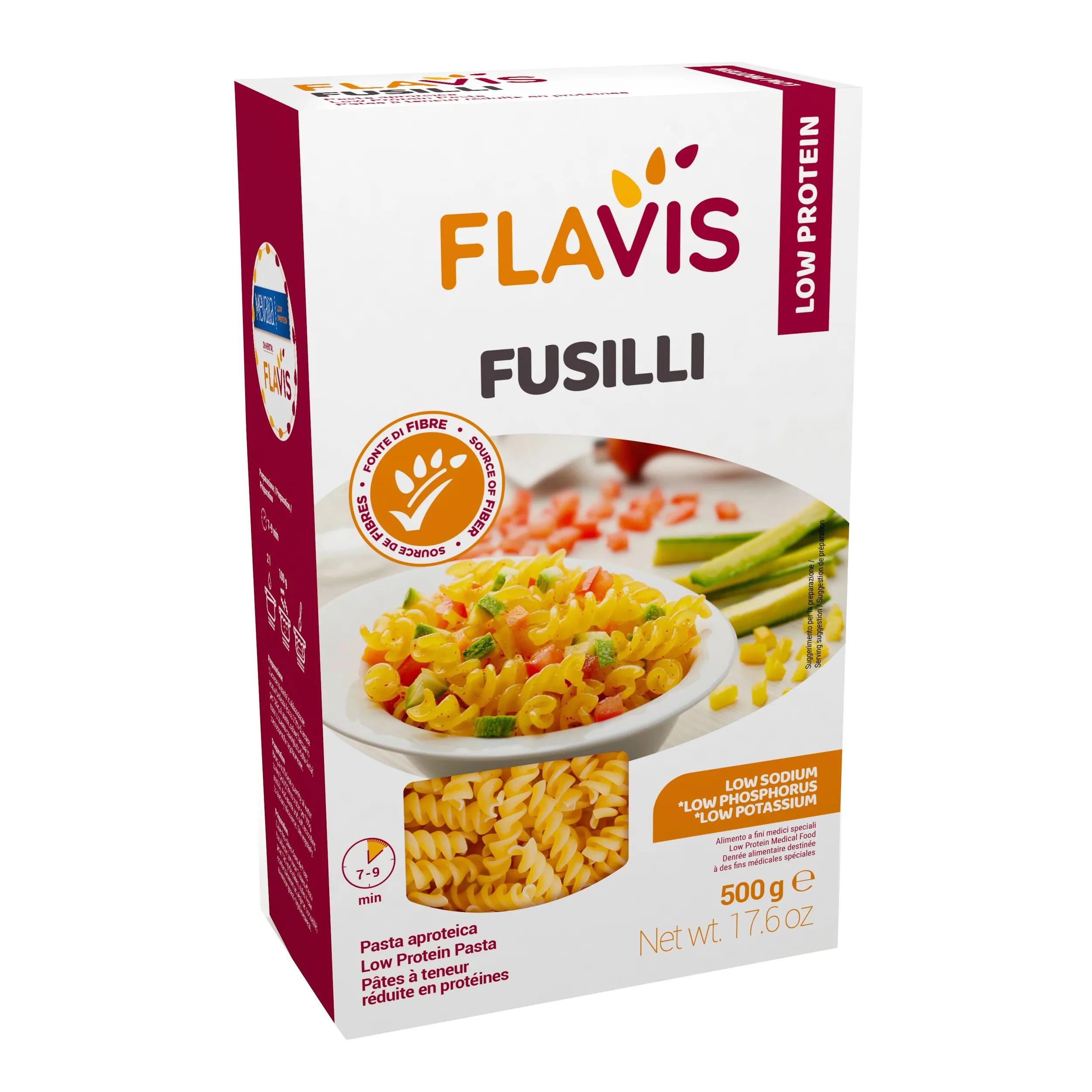 Mevalia Flavis Fusilli Pasta Aproteica 500 g