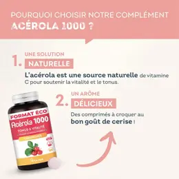 Vitavea Acérola 1000 Vitamine C Goût Cerise 60 comprimés à croquer