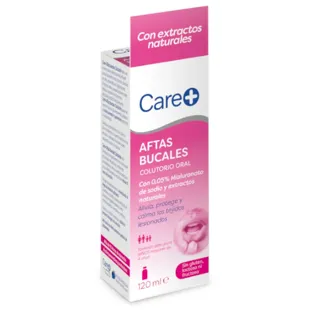 Care+ Colutorio Aftas Bucales Alivia y Protege 120 ml