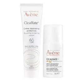 Avène Cicalfate+ Crème Réparatrice Protectrice 100ml + Crème Spf 50+ 30ml