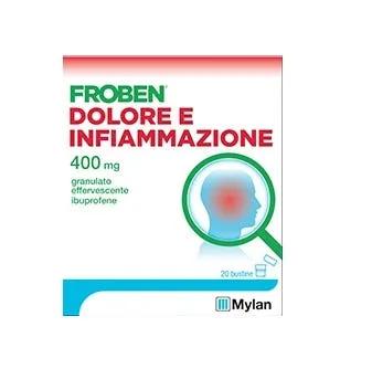 Froben Dolore e Infiammazione 400 mg Ibuprofene 20 Bustine Granulato Effervescente