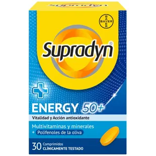 Supradyn New Active 50+ Energie et Vitalité 30 Comprimés