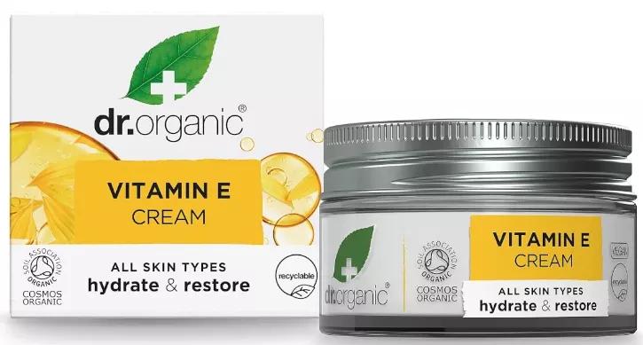 Dr. Organic Creme Vitamina E Pele Normal-Seca 50 ml