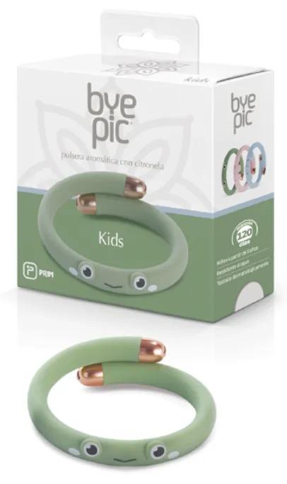 Bracelet aromatique à la citronnelle Byepic pour enfants, grenouille, 1 unité