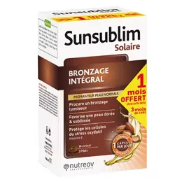 Nutreov Physcience Sunsublim Solaire Bronzage Intégral 90 capsules