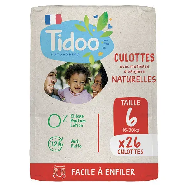 Tidoo Culotte Écologique T6 16-30kg 26 culottes
