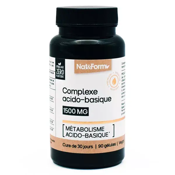 Nat & Form Complexe acido-basique métabolisme acido basique 90 gélules