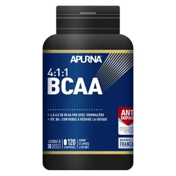 Apurna BCAA 4.1.1. Frutos Rojos 120 comprimidos
