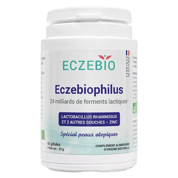 Oemine Eczebiophilus Spécial Peaux Atopiques 60 gélules