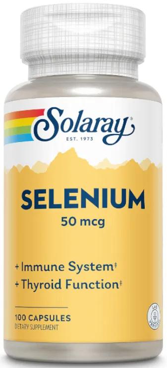 Imagen de Solaray Selenium 50 mcg 100 Cápsulas