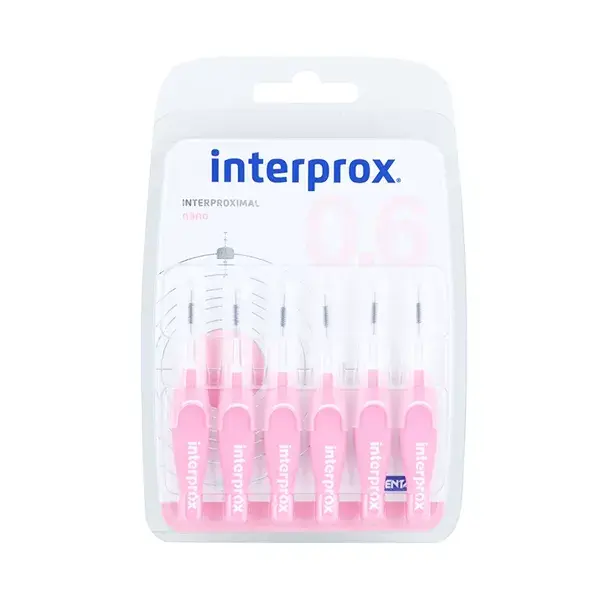 Interprox  Cepillos Nano Rosa 6 unidades
