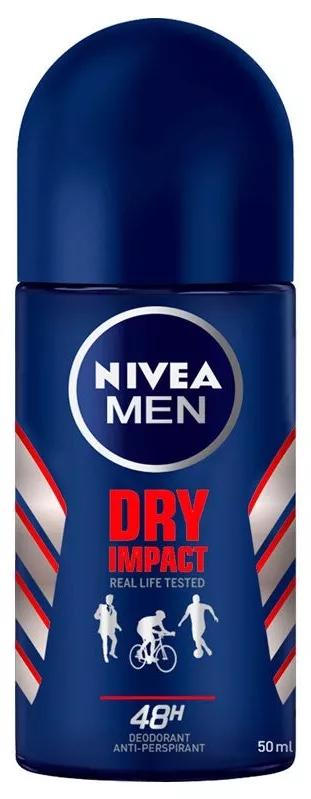 Roll On Dry Impact Antitranspirant Deodorant Nivea Men 50ml