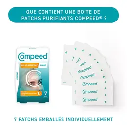 Compeed Patchs anti-imperfections purifiants hydrocolloides 7 unités