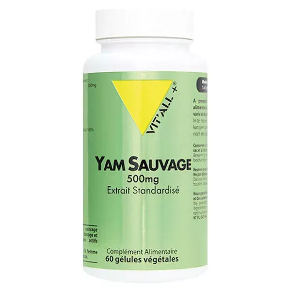 Vit'all+ Yam Sauvage 500mg 60 gélules végétales