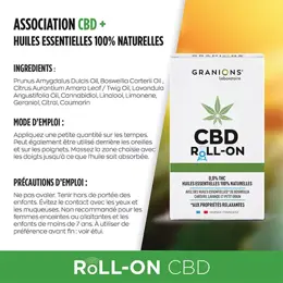 Granions Roll-On CBD Bleu 5ml