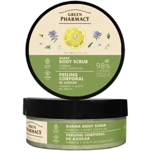 Green Pharmacy Verbena and Sweet Lemon Oil Body Scrub 200 ml