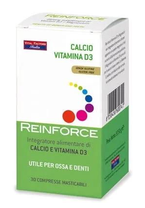 Reinforce Calcio E Vitamina D3 Integratore 30 Compresse