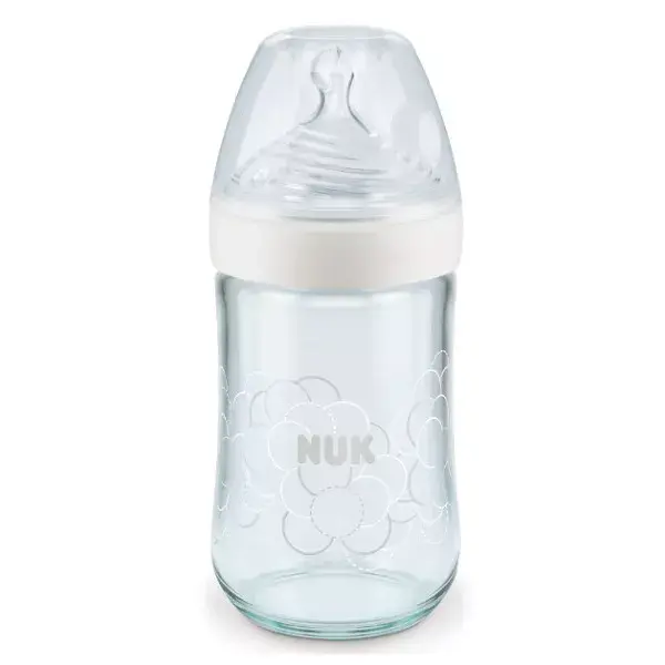 Nuk Bottle Bottle Glass Silicone Neutral Glass T1 Size M 240ml