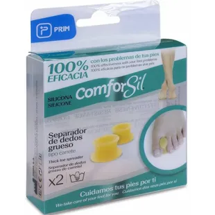 Comforsil dicker Silikon-Fingertrenner, Größe S, 2 Einheiten