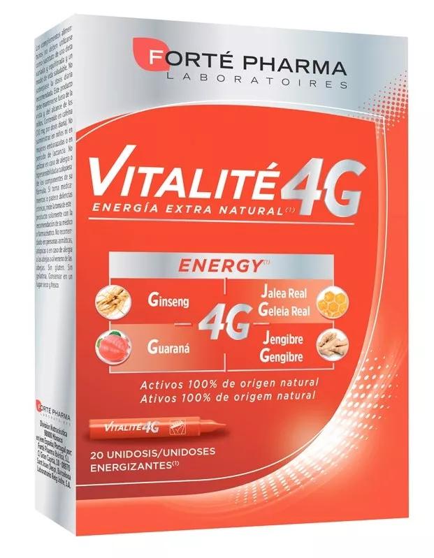 Forté Pharma Vitalité 4G Energie 20 injectieflacons