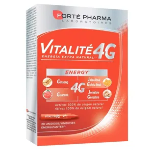 Forté Pharma Vitalité 4G Énergie 20 Ampoules