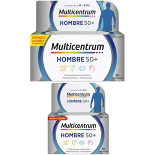 Multicentrum Hombre 50+ 90 Comprimidos + 30 Comprimidos