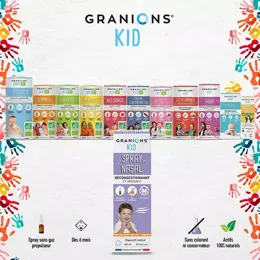 Granions Kid Spray Nasal Décongestionne et apaise la muqueuse nasale 20 ml