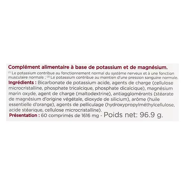 Inovance Potassium 60 comprimés