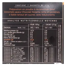 Protifast Entremet Hyperprotéiné Chocolat Noisette 7 sachets