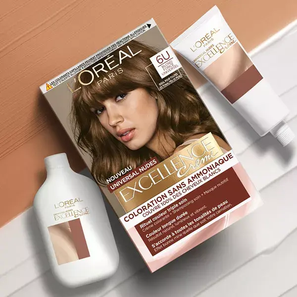 L'Oréal Paris Excellence Universal Nudes Cream Colour N°6 Dark Blonde