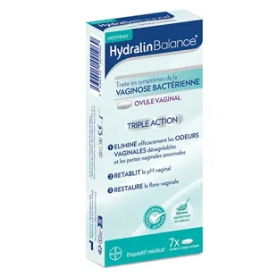 HydralinBalance Ovulo Vaginale - trattamento intimo Vaginosi batterica - odore vaginale - 7 ovuli