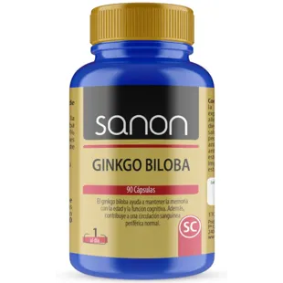 Sanon Ginkgo Biloba 600 mg 90 Comprimidos