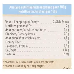 Babybio Desserts Lactés Gourde Brassé Lait de Chèvre Poire Vanille +6m Bio 4 x 85g