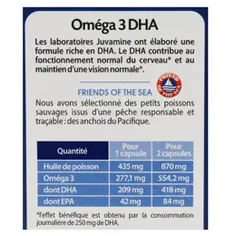 Juvamine Oméga 3 DHA 45 capsules