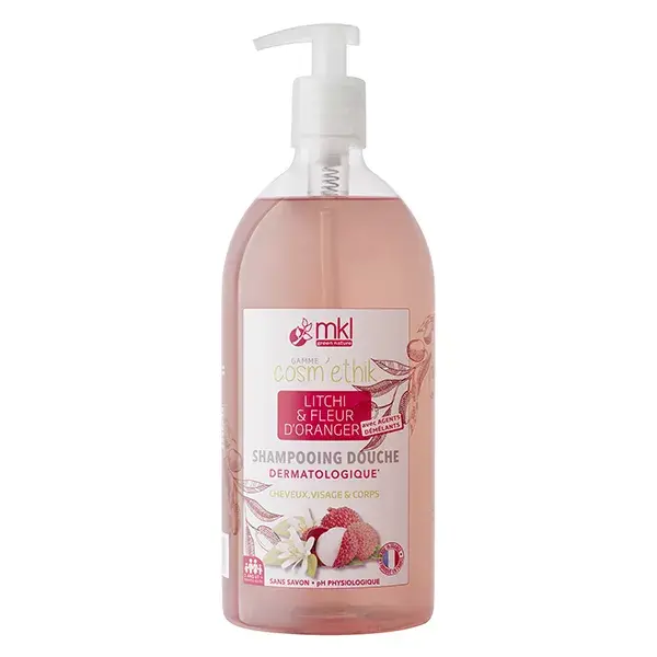 MKL Green Nature shampoo - shower "Litchi - flower of Oranger" 1 L "